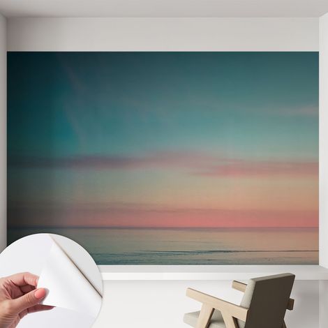 Selbstklebend Tapete - abwaschbar - Raumgestaltung Schlafzimmer Wohnzimmer Tapete Ruhiges Meer 152x104 cm (1/5)