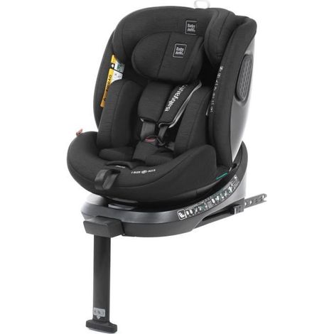 Autokindersitz - BABYAUTO - CORE - Gruppe 0/1/2/3 - 40 / 150 cm - I-Size - Isofix - Drehbar - Neigbar - Sitzverkleinerer - Schwarz