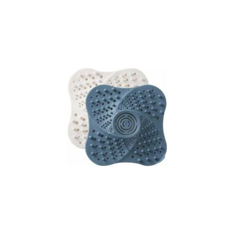 Lot de 2 attrape cheveux douche，filtre a cheveux pour douche avec Ventouse tamis evier bouchon baignoire anti cheveux filtre bonde douche filtre baignoire pour Cuisine lavabo salle de bain