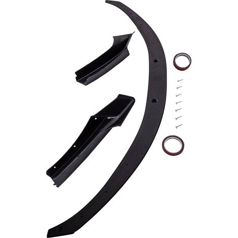 front Bumper splitter spoiler lip skirt for BMW 2 F22 F23 M-SPORT 2013 2016 (1/5)