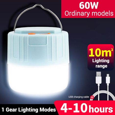 Campinglampe, USB-aufladbar, IPX6 wasserdicht, superhelles, weiches LED-Licht, Zeltlampe für Outdoor-Wanderungen und Camping (1/5)
