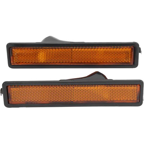 Cache de phare latéral avant pour BMW E30 E32 E34 318i 325i 525i 735i - Lot de 2 (Ambre) (1/5)