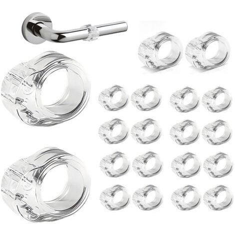 20 Protections de Poignée de Porte, Protection Murale pour Poignée de Porte, Butées de Porte en Silicone, Idéales pour Protéger les Murs dans la Maison et au Bureau (1/5)