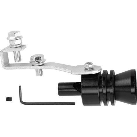 Sifflet de simulateur de tuyau d'échappement de silencieux Turbo Sound, sifflet de simulateur de bruit Turbo, noir (1/5)