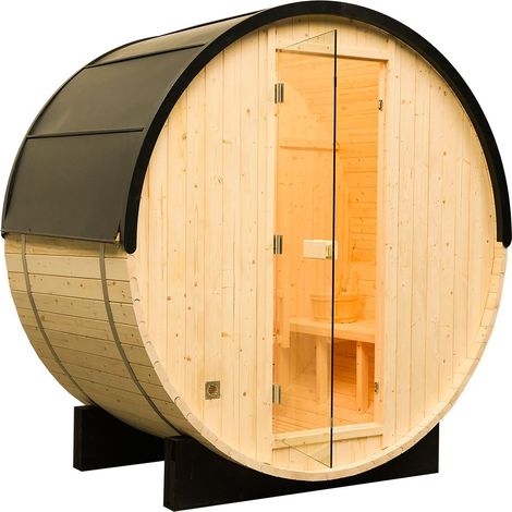 Vidalux 2 Person Traditional Barrel Sauna (1/5)