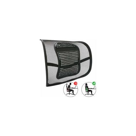 Coussin lombaire ergonomique en maille, soutien dos pour bureau, chaise, voiture, soulage la douleur – (1/5)