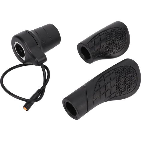 LeftThrottleVélos électriques, Poignées d'accélérateur étanches de 22,2 Mm Compatibles avec le Moteur d'entraînement Central BBS02, Conception Ergonomique avec Installation et Matériaux (1/5)