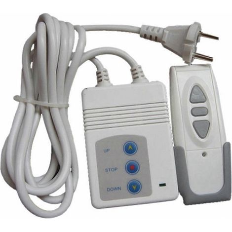 Télécommande sans fil 433 MHz (prise standard européenne) pour écrans de projection et rideaux motorisés. (1/5)