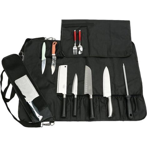 Robuster Aufbewahrungskoffer für Einzelgeräte, aufrollbare Kochmessertasche, tragbare Küchenmessertasche, Tragetasche mit Schultergurt (1/5)