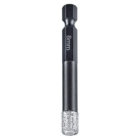 kwb 500308 Punta per piastrelle 8 mm 1/4 (6.3 mm), Alberino esagonale 1 pz. (1/4)