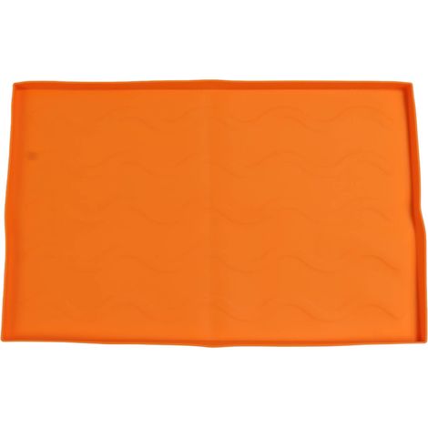 Silikon-Grillmatte für Blackstone, Antihaft-Abdeckung für Grillplatten, 22 Zoll, orangefarbener Grillschutz