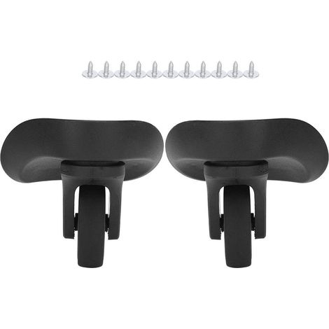 roues d'extérieur silencieuses à une rangée pour boîte de traction valise roue universelle 1 paire (1/5)