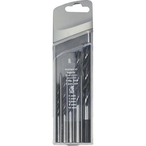 Holzspiralbohrer-Satz 5tlg. 4-10mm FORTIS (1/2)