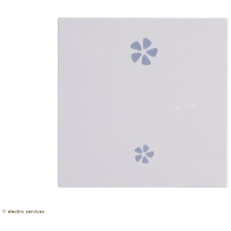 Enjoliveur commande VMC Hager Gallery Blanc