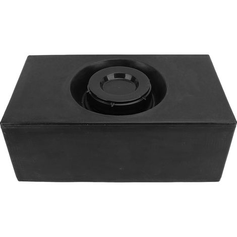 Réservoir d'eau portable à fermeture éclair de 8 litres - Réservoir d'eau noire - Réservoir d'eau en polyéthylène de qualité alimentaire pour réservoirs d'eau douce dans la remorque de camping-car (1/5)