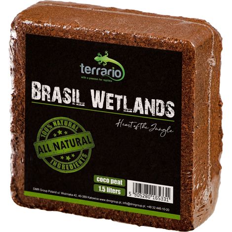 Terrario Brasil Wetlands 1,5 l - substrato in fibra di cocco (1/3)