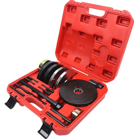 Kit di attrezzi per gruppo mozzo ruota da 82 mm, estrattore per cuscinetti ruota, kit di attrezzi per unità cuscinetto mozzo ruota compatibile