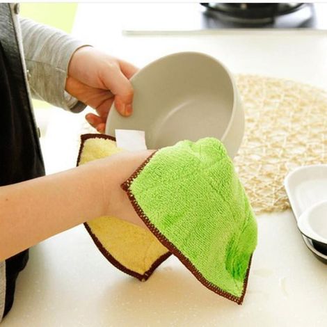 Chiffon Microfibre - Essuie-vaisselle Multiusage Pour Cuisine Voiture Bureau - 40 x 70 cm - Lot de 1 (1/5)