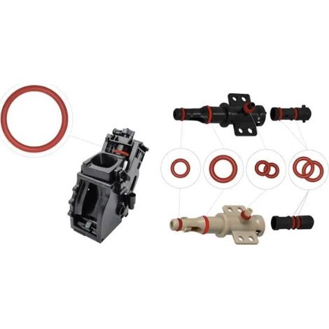 Joint torique Kit d'entretien pour soupape de soutien, soupape d'écoulement compatible avec Phillips Saeco Spidem Gaggia (1/4)