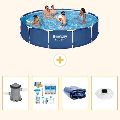 Bestway Bestway Steel Pro Ronde - 396x84 cm - 5-pièces S228 (1/5)