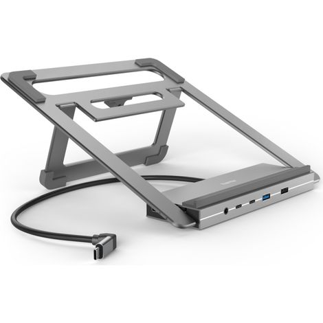 Hama Docking Station de 12 puertos con soporte para PC