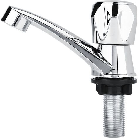 Robinet d'eau froide simple en accessoires d'évier de cuisine et de salle de bains diamant G1/2 2 Plastique Abs (1/5)