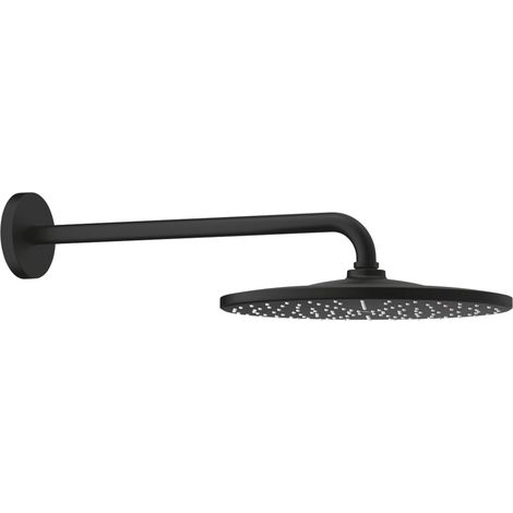 Kopfbrause-Set Grohe Rainshower Mono 310 u. Wandarm 422 mm, phantom black - 22121KF0 (1/5)
