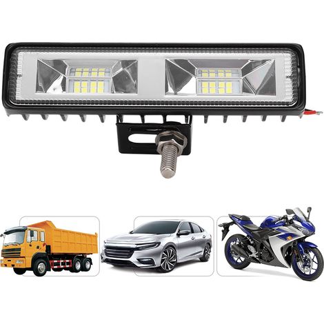 16 LED 48W Superhelle weiße Nebelscheinwerfer für Auto, LKW, Motorrad, Außenmodifikationsset (1/5)