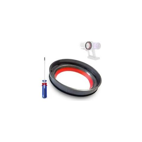 Bague d'étanchéité fixe pour Dyson V11 SV14 SV15 aspirateur rechange Accessoires, Poubelle à Poussière Fixes avec tournevis Torx T8 - Crezuo (1/4)