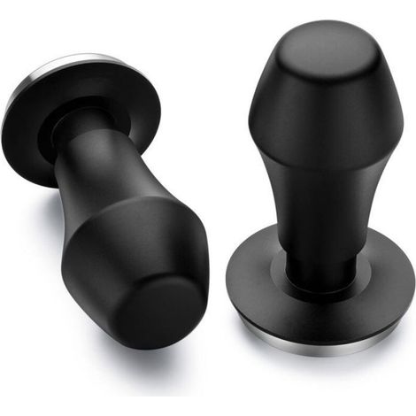 Agitateur à café, aluminium/acier inoxydable, 55 mm, noir/argent (1/4)