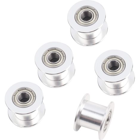 Lotto di 5 pulegge folli, 20 denti – GT2 – larghezza cinghia 10 mm – accessori per stampante 3D