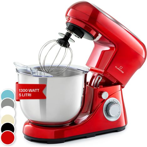 Klarstein Bella Pico 2G, robot da cucina, 6 livelli, 5 litri, 1300W, 1,7 CV