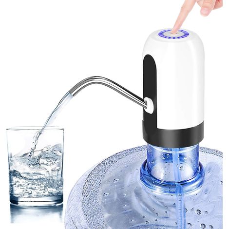 Pompe Électrique Pour Bidon D'Eau - Compatible 4,5 À 18,9 L - Batterie Rechargeable USB - Réservoir Sans BPA - Pompe Portable Pour Maison Et Bureau (1/5)