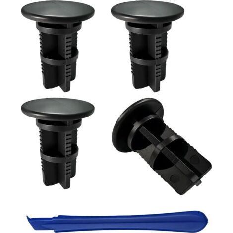Bin Lid Hinge Pin 240L Bin Lid Fasteners Bin Lid Fasteners Bin Locks Compatible with Otto/ESE (Black, 4PCS) (1/4)