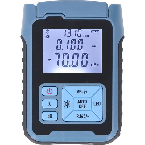 Misuratore di potenza ottica 8501650nm, tester per fibra ottica portatile ad alta precisione, interfaccia SC universale da 2,5 mm. (1/5)