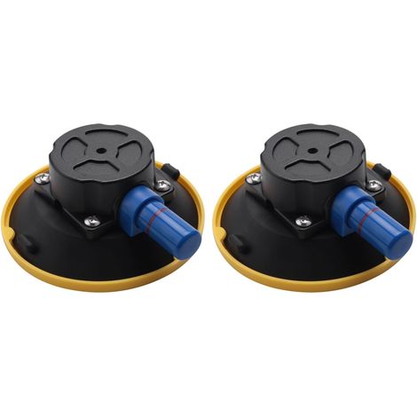 2X Ventouse à Vide Concave de 4,5 Pouces Ventouse de Pompe à Main Robuste de 114,3 mm avec Goujon Fileté (1/5)
