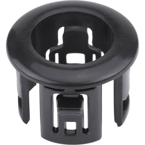 Parking sensor bracket, retaining device, high-quality black ABS, 1.6 x 2.3 cm / 0.6 x 0.9 inches, durable replacement (1/5)