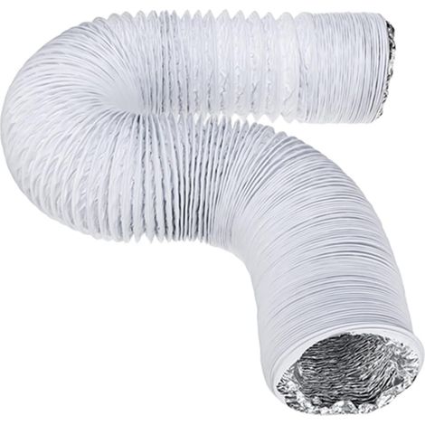 Tuyau d'aération de cuisine, conduit d'évacuation flexible en ligne pour ventilateur, conduit d'évacuation de ventilation, accessoires de conduit d'évacuation de ventilation, tube en aluminium de 5 (1/3)