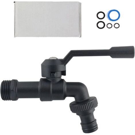 Lot de 3 Nez de robinet,Robinet de Machine à Laver - Outils de Jardin extérieur à Double Sortie Bibcocks de 1/2 po Séparateur de Tuyau d'arrosage séparateur de Robinet Robuste (1/5)