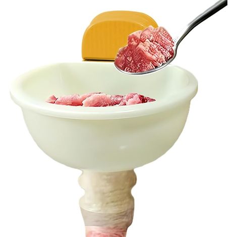 Outil de fabrication saucisses – Ventouse qualité alimentaire Outils pour les vacances, Noël, la maison, fêtes, le camping en plein air jaune - (1/5)