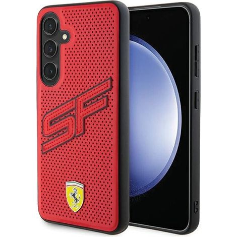 Valise rigide Ferrari FEHCS24SPINR S24 S921 rouge/rouge, grand format perforé SF (1/5)