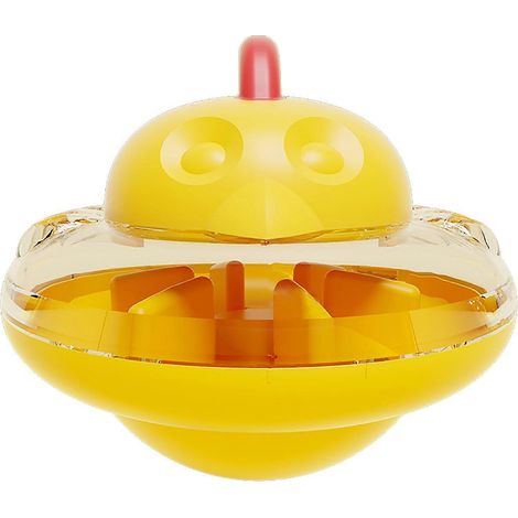 Chicken Shape Wobbling Chat Jouet - Distributeur de friandises et Puzzle - pour Chats Stimulation mentale Entertainment (1/5)