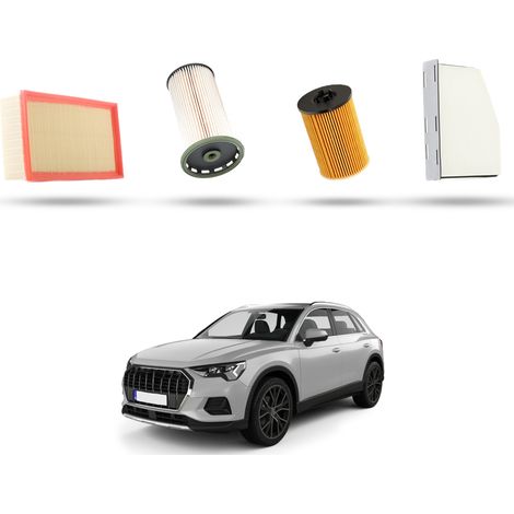 Kit Tagliando 4 filtri compatibile con Audi Q3 (8UB,8UG) 2.0 tdi 88kw dal 2015 (1/5)