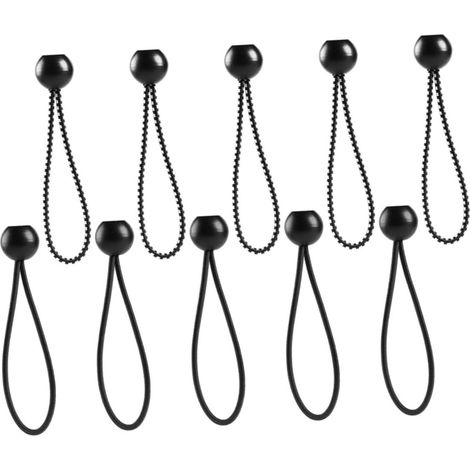 Lot de 30 pinces pour boules tente, cordes élastiques d'extérieur le camping, ruban sangle robuste (1/5)