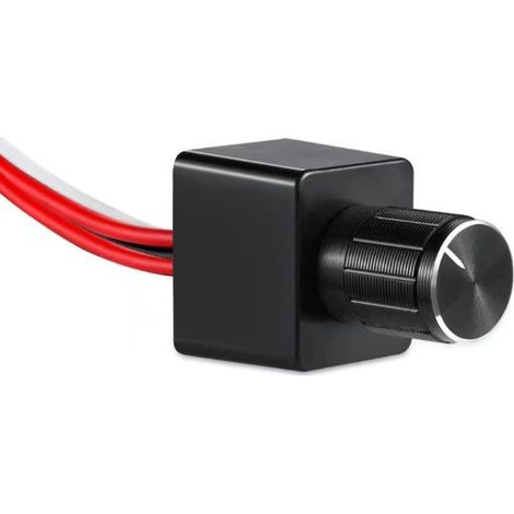 Variateur PWM - 12 V DC - 4 A - Pour Bande LED Monocouleur - Camping-Car Bateau Fourgonnette - Interrupteur Réglable Dimmer