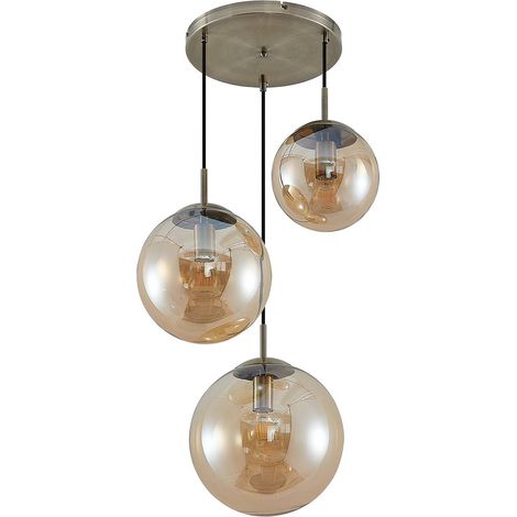 Pendelleuchte "Teeja" aus Glas für Wohnzimmer & Esszimmer von Lindby