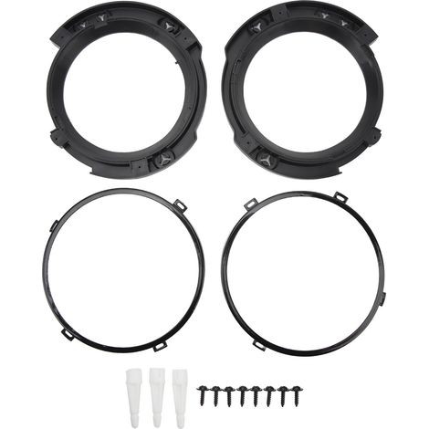 7-inch round headlight mounting ring, 2 pieces, for Wrangler JK 2007 to 2018 (1/5)