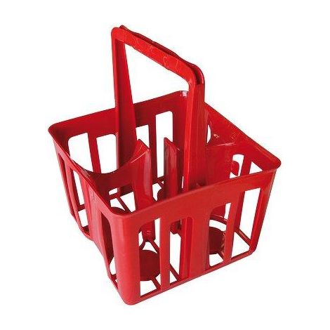 CESTELLO PORTA BOTTIGLIONI STEFANPLAST - PLT POSTI 4 LT 2 CM 25X25 H.CM 32,5- 5 pezzi