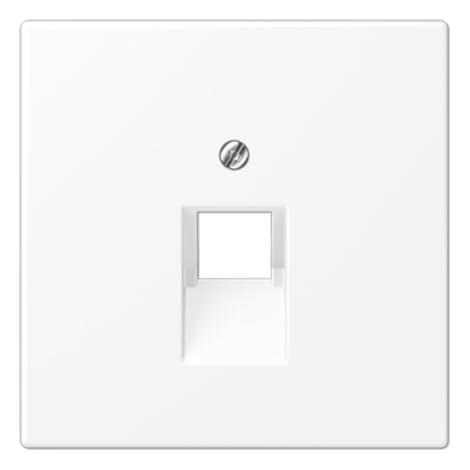 Plaque de finition Jung ls969-1uawwm design sans vis blanc