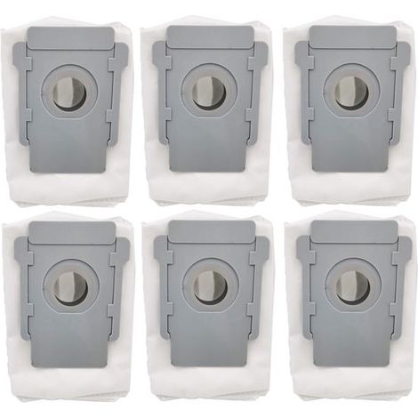 Sacs pour aspirateur robot iRobot Roomba I7/I3/S9/E5/J7 (lot de 6). Sacs à poussière jetables. Installation facile. (1/5)